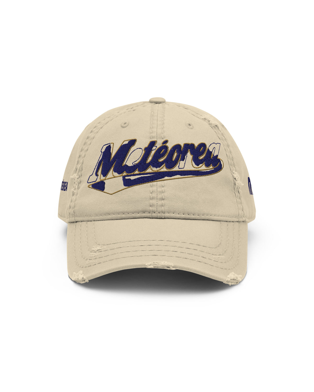 Distressed Beige Cap