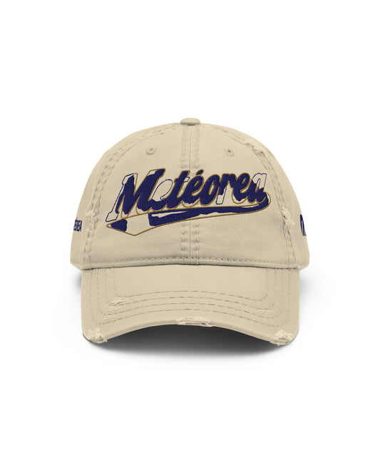 Distressed Beige Cap