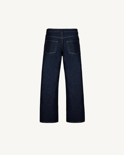 Faded Blue Loose Fit Jeans