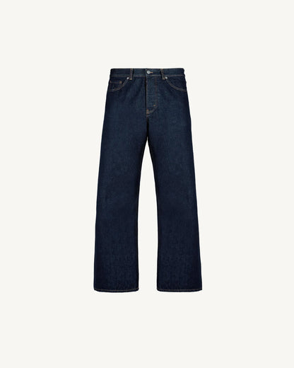 Faded Blue Loose Fit Jeans